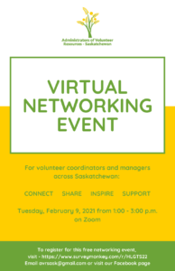Virtual Networking Event poster